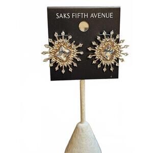Saks Fifth Avenue Vintage Starburst Earrings